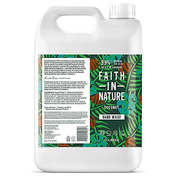 Foto van Faith in nature coconut handwash