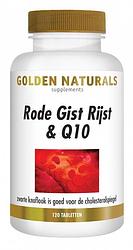 Foto van Golden naturals rode gist & q10 tabletten