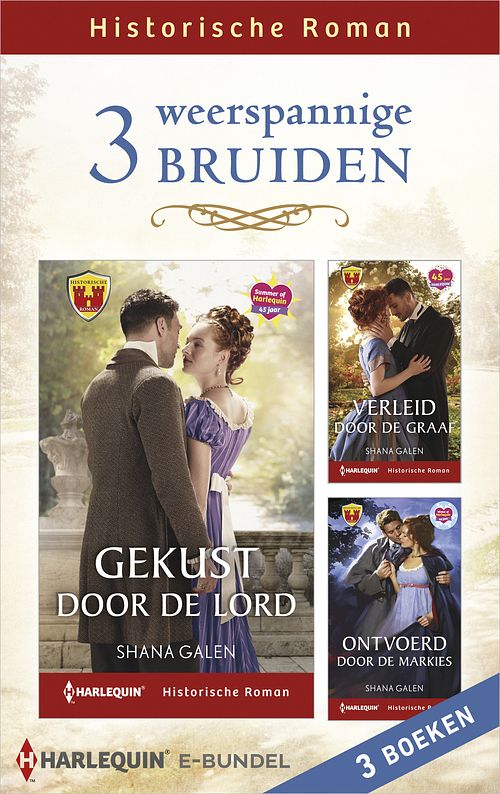 Foto van 3 weerspannige bruiden - shana galen - ebook (9789402548808)