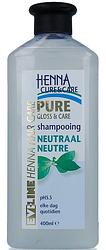 Foto van Evi line henna cure & care shampoo neutral 400ml