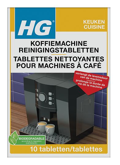 Foto van Hg apparaten universele reinigingstabletten voor koffiemachines 10 tabletten bij jumbo