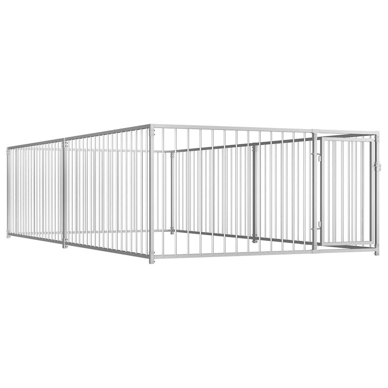 Foto van Vidaxl hondenkennel voor buiten 200x400x100 cm