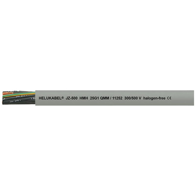 Foto van Helukabel jz-500 stuurstroomkabel 7 g 0.50 mm² grijs 11205-1000 1000 m