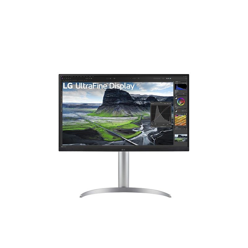 Foto van Lg ultrafine 27uq850v-w monitor wit