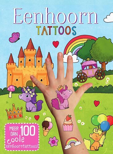 Foto van Tattoos eenhoorns - paperback (9789002275975)