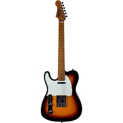 Foto van Jet guitars jt-300 sunburst left-handed linkshandige elektrische gitaar