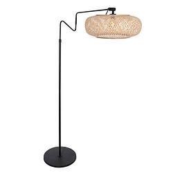 Foto van Steinhauer linstrøm vloerlamp -- beuken en zwart