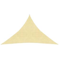 Foto van Vidaxl zonnezeil 160 g/m² 3x3x4,2 m hdpe beige