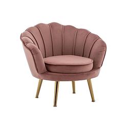 Foto van Kinderfauteuil 1 persoons belle kinderstoel oud roze