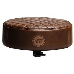 Foto van Drumnbase real leather throne brown luxe lederen zitting