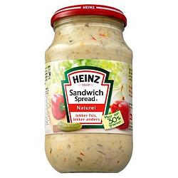 Foto van Heinz sandwich spread naturel familiepot 450g bij jumbo