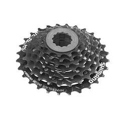 Foto van Shimano cassette cshg200 7-speed 12-28 zwart (werkplaatsverpakking)