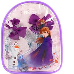 Foto van Frozen disney rugzak gevuld met sieraden - elsa & anna - anna rugzak - rugtas frozen - rugtas anna - sieraden frozen