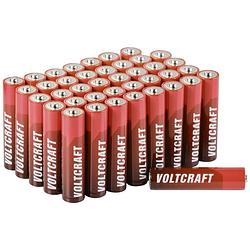 Foto van Aaa batterij (potlood) voltcraft industrial lr03 se alkaline 1300 mah 1.5 v 40 stuk(s)