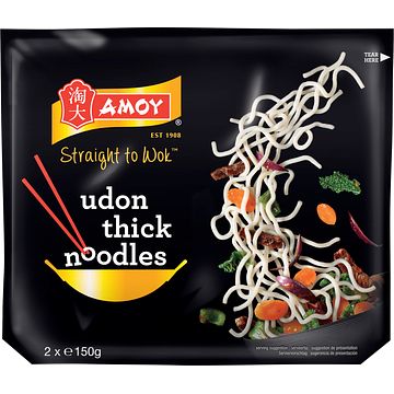 Foto van Amoy udon thick noodles 300g bij jumbo