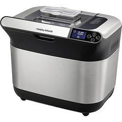 Foto van Morphy richards premium plus broodbakmachine rvs, zwart