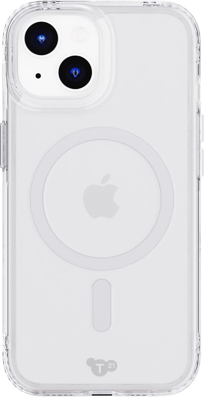 Foto van Tech21 evo clear apple iphone 15 back cover met magsafe transparant