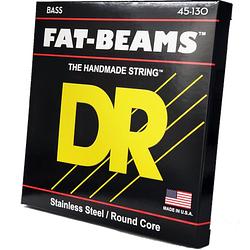 Foto van Dr strings fb5-130 fat-beam 45-130 set 5 snaren voor elektrische basgitaar