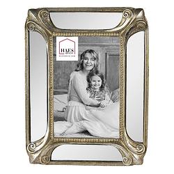 Foto van Haes deco - fotolijst 10x15 goudkleurig, formaat 17x2x22 cm - loving chic