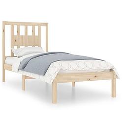 Foto van Vidaxl bedframe massief grenenhout 90x200 cm