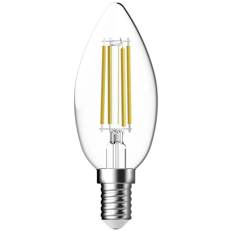 Foto van Megaman mm21147 led-lamp energielabel f (a - g) e14 kaars 5.3 w = 40 w warmwit (ø x l) 35 mm x 97 mm 1 stuk(s)