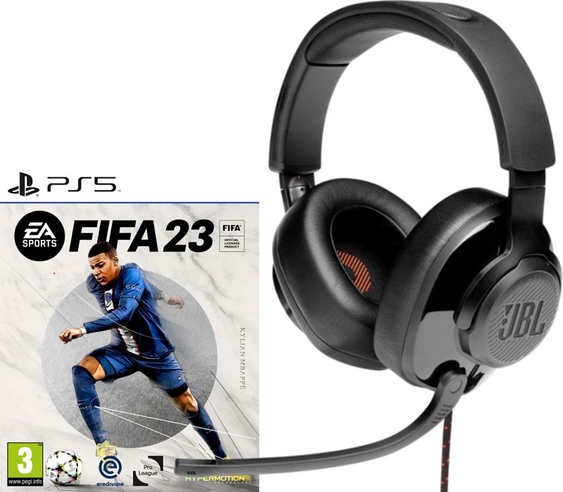 Foto van Fifa 23 ps5 + jbl quantum 300