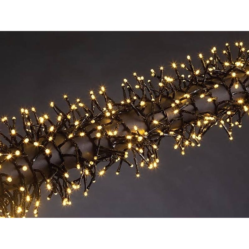 Foto van Vellight kerstverlichting - 12m - 1020 led's - warm wit - binnen & buiten