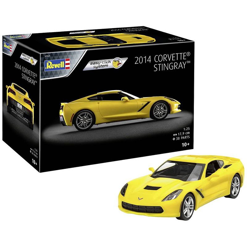 Foto van Revell 07825 2014 corvette stingray auto (bouwpakket) 1:25