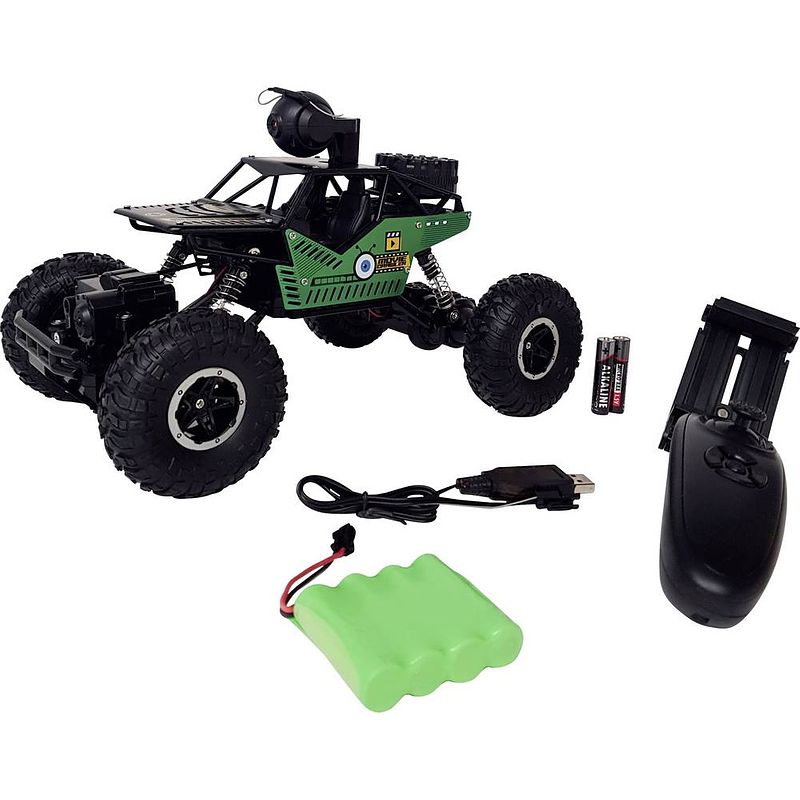 Foto van Carson modellsport movie app crawlee 1:14 brushed rc auto elektro crawler rtr 2,4 ghz