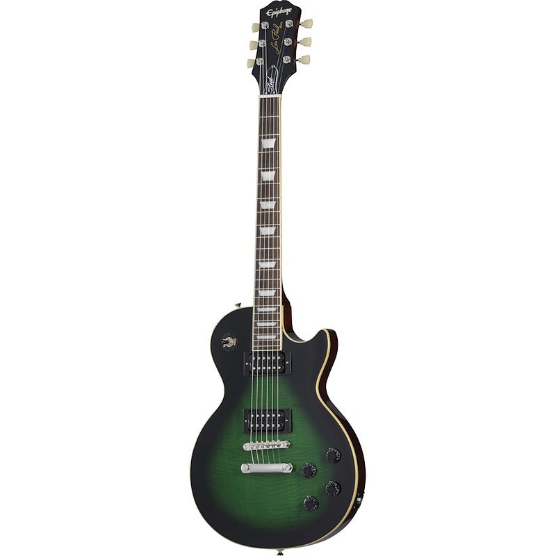 Foto van Epiphone slash les paul standard anaconda burst elektrische gitaar met koffer