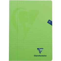 Foto van Clairefontaine schrift mimesys voor ft a4, 80 bladzijden, kaft in pp, geruit 10 mm, geassorteerde kleuren