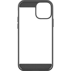 Foto van Black rock air robust backcover apple iphone 12 pro max zwart, transparant