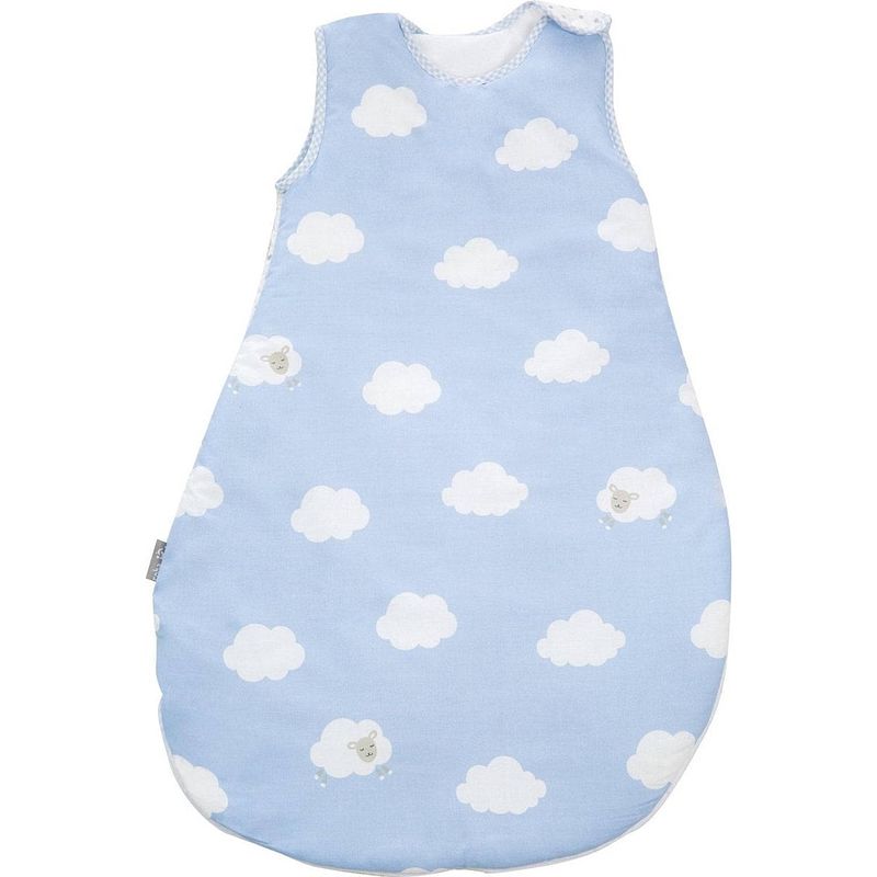 Foto van Roba slaapzak little cloud junior 70 cm katoen blauw maat 62/68