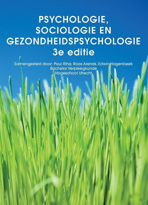 Foto van Psychologie, sociologie en gezondheidspsychologie, custom editie - paul riha, roos arends - paperback (9789043038829)