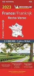 Foto van Michelin 722 frankrijk 2-zijdig (rv) 2023 - paperback (9782067258242)