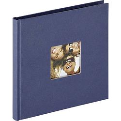 Foto van Walther+ design fa-199-l fotoalbum (b x h) 18 cm x 18 cm blauw 30 bladzijden