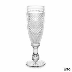 Foto van Champagneglas transparant glas 185 ml (36 stuks)