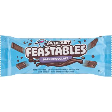 Foto van Feastables mrbeast chocolade reep puur bij jumbo