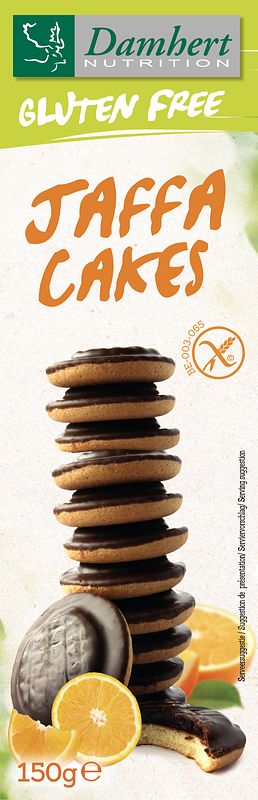 Foto van Damhert gluten free jaffa cakes