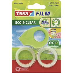 Foto van Tesa mini ecologo® 58241-00000-01 tesafilm ecologo lichtgroen (l x b) 10 m x 19 mm 1 stuk(s)