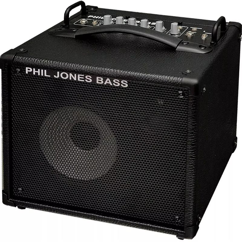 Foto van Phil jones bass micro 7 m-7 50w 1x7 inch basgitaarversterker combo