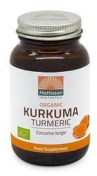 Foto van Mattisson healthstyle organic kurkuma turmeric capsules
