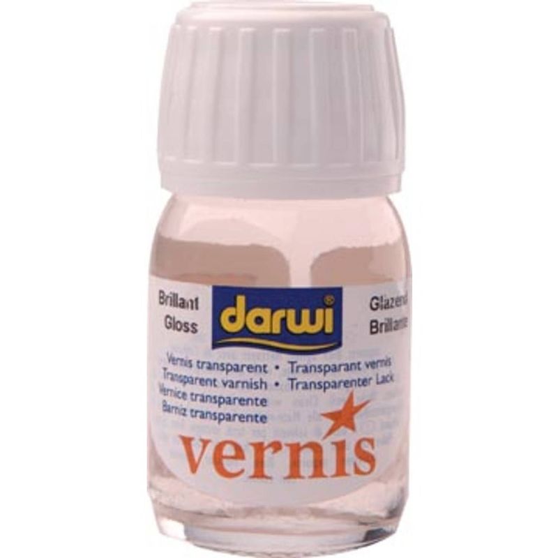 Foto van Darwi vernis glanzend, flacon van 30 ml