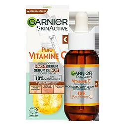 Foto van Garnier skinactive vitamine c* anti-pigmentvlekken nachtserum met hyaluronzuur