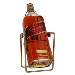 Foto van Johnnie walker red label + cradle 3ltr whisky