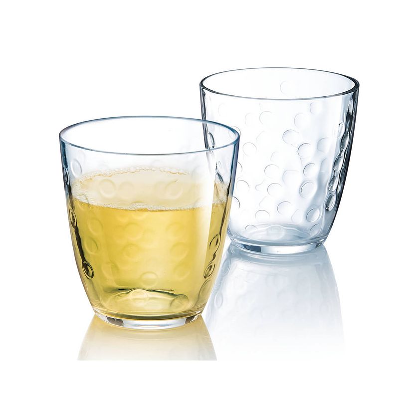 Foto van 6x stuks waterglazen/drinkglazen 250 ml - drinkglazen