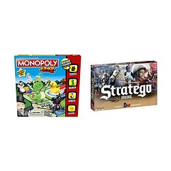Foto van Spellenbundel - 2 stuks - monopoly junior & stratego