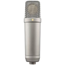 Foto van Rode microphones nt1 5th generation silver statief zangmicrofoon zendmethode:kabelgebonden incl. shockmount, incl. kabel, incl. tas