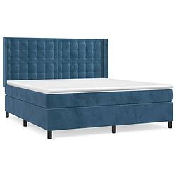 Foto van The living store boxspringbed elite - bed - 180 x 200 cm - zacht fluweel