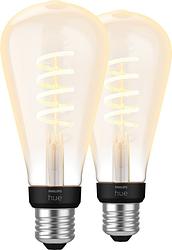 Foto van Philips hue filament white ambiance edison xl 2-pack